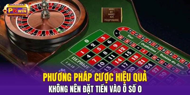 Không nên đặt tiền vào ô số 0